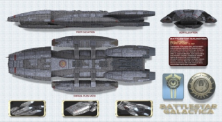 Illustration for article titled Battlestar Galactica Confused with Futuristic Aircraft Carriers